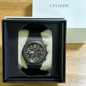 CITIZEN 레코드 라벨 1984 크로노그래프 복각 한정판 온타임 별주