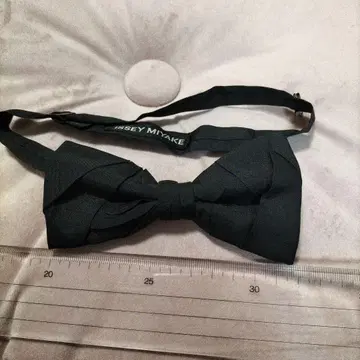 ISSEY MIYAKE 블랙 보타이 나비 넥타이