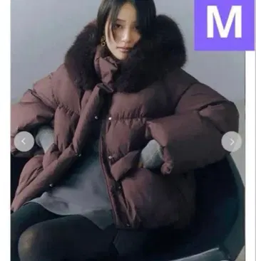 새상품 FRAY I.D 후드 퍼 숏 다운 코트 프레이 아이디