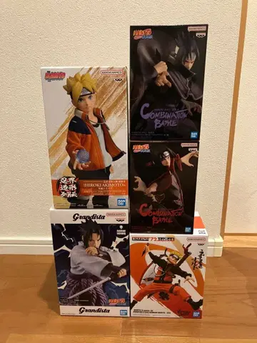 [ 선착순 ] NARUTO BORUTO 사스케 이타치 피규어 5체 세트