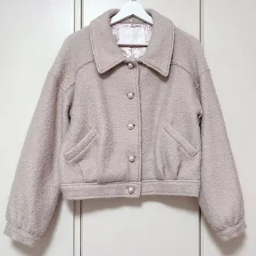 LIZLISA 숏코트 아우터 핑크