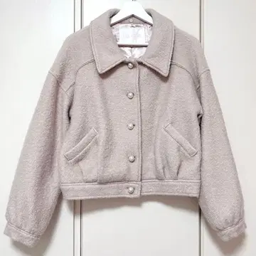 LIZLISA 숏코트 아우터 핑크