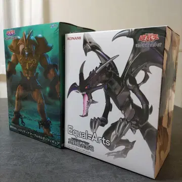 유희왕 엑조디아 레드아이즈 블랙 드래곤 피규어 세트