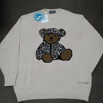HYSTERIC GLAMOUR 자카드 스웨터 BEAR PANTHER