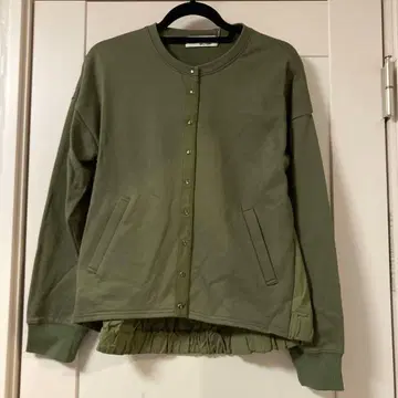 MILITARY 버튼 가디건 올리브 그린 야마다야 LASUD