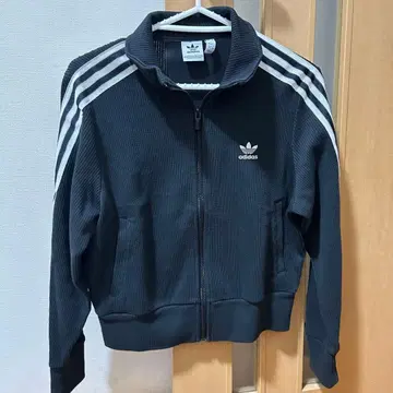 아디다스 저리 니트 트랙 자켓 블랙 화이트 라인