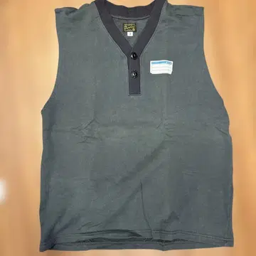 GO WEST 고 웨스트 다크 그레이 헨리넥 베스트 사이즈 2