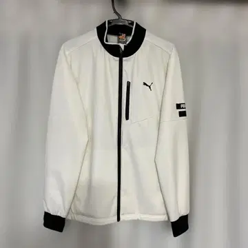 PUMA 방풍 화이트 자켓 집업