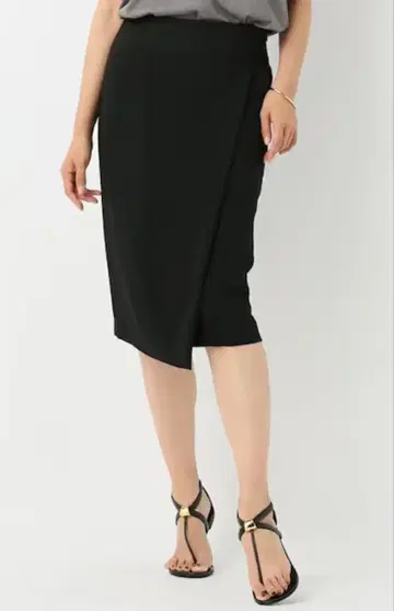 두지엠 클라세 Deuxieme Classe 랩스커트 울 혼방