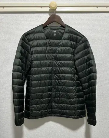 새상품급 유니클로 울트라 라이트 다운 컴팩트 자켓 올리브 M