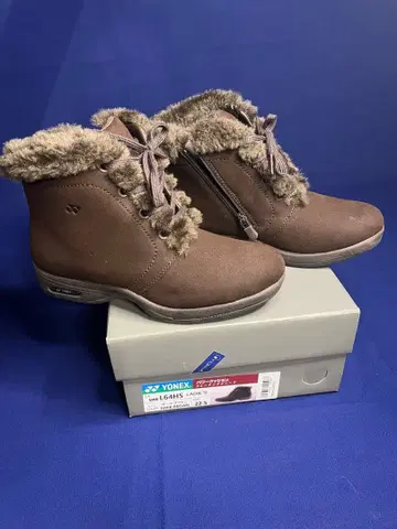 YONEX 스웨이드 부츠 워킹화 22.5cm 여성용