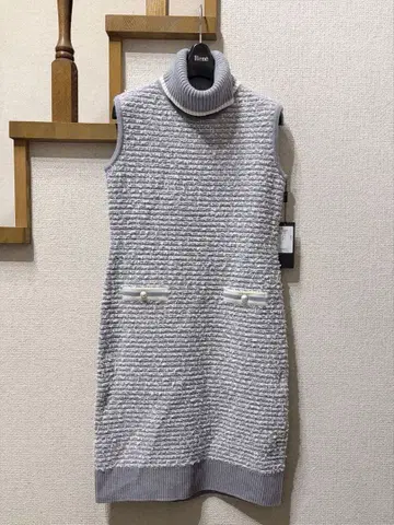 새상품 르네 Rene 니트 트위드 원피스 점프슈트 튜닉