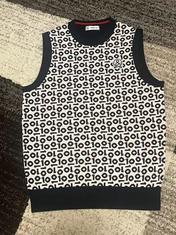 새상품급 and per se 올 패턴 남성용 베스트 네이비 계열