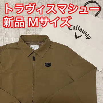 새상품 캘러웨이 트래비스 매튜 블루종 치비 로고 베이지 M 사이즈