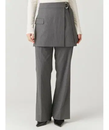 fray i.d 스커트 레이어드 팬츠