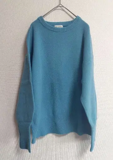 밴야드 스톰 AQUA 크루 니트 블루