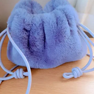 부주르 드 퍼플 복슬복슬 백 2way