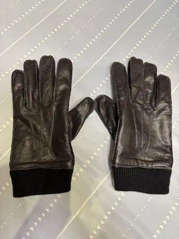 아비렉스 블랙 가죽 장갑 25cm 리브 커프스