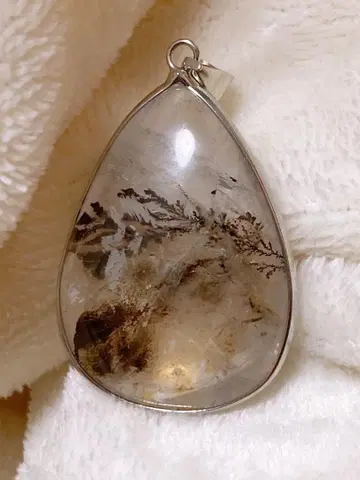 덴드라이틱 쿼츠 덴드라이트 펜던트 탑