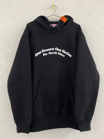 FM NORTH WAVE 후드티 L 82.5MHz FM 노스웨이브