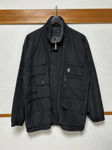 PLAYBOY 나일론 자켓 L 블랙