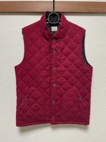 [ BACK NUMBER ] [ 버건디 퀼팅 베스트 ]