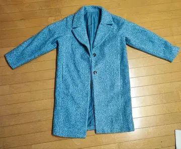 GU 파란색 M 사이즈 롱 코트