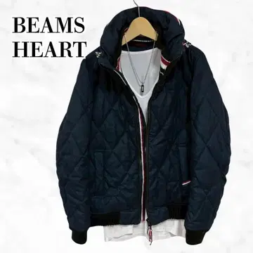 BEAMS HEART 퀼팅 자켓 패딩 자켓 아우터
