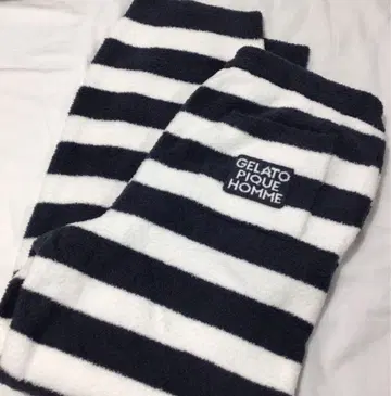 gelato pique 에어모코 코튼 2 보더 팬츠 M