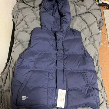 FreshService 네이비 다운 베스트 다운