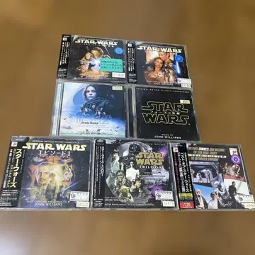 STAR WARS 사운드트랙 7장 세트 묶음 판매