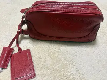 페레 모르비다 메이든 보이아주 가죽 세컨드 백 클러치백 빨간색