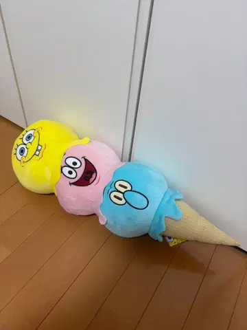 스펀지 밥 아이스크림 콘 봉제 인형