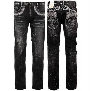 블랙 스트레이트 데님 CLOUD72 청바지 size 28