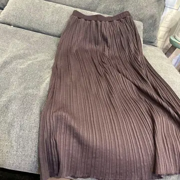 NOMBRE IMPAIR 플리츠 스커트 다크 브라운 즉시 구매 가능