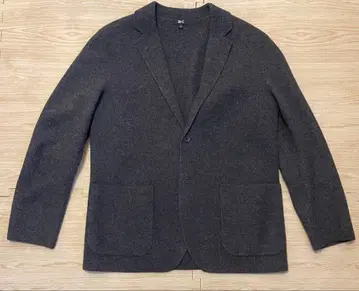 UNIQLO C 니트 자켓 다크 그레이