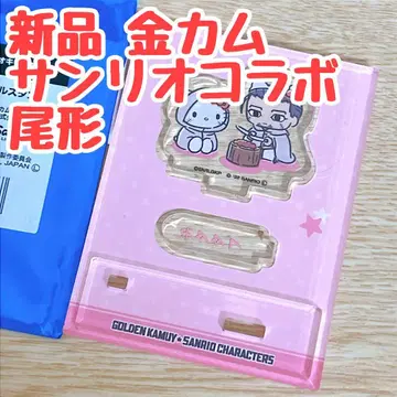 미사용 새상품 골든 카무이 산리오 콜라보 아크릴 스탠드 오가타 햐쿠노스케