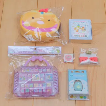 스미코구라시 굿즈 세트 돈카츠 토카게 시로쿠마 파우치 스탬프