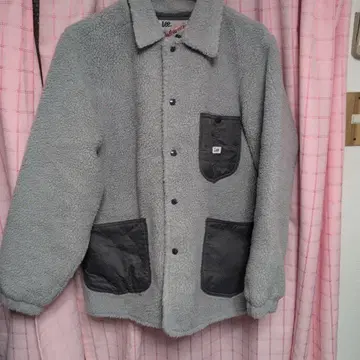 리 플리스 자켓 S 그레이