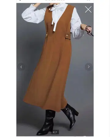 새상품 두클라쎄 오버롤 스커트 빅 사이즈