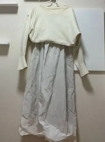 mystic 긴팔 롱 원피스 니트