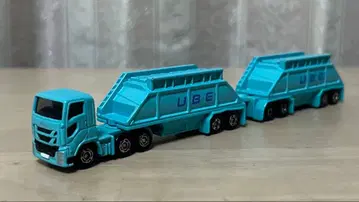 [ 단종품 ] 롱 토미카 우베 코산 더블 트레일러 이스즈 기가