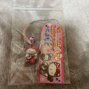 산리오 구마모토 한정판 지역 한정 키티 쿠마모토 오테모얀 스트랩