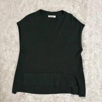 PINORE 피노레 여성용 슬리브리스 니트 M 그린 레이온