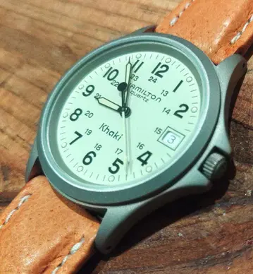 초레어 랭커스터 각인 해밀턴 카키 9445B 90s 거의 미사용 작동품