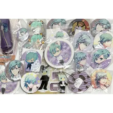 [ 우타프리 ] 미카제 아이 굿즈 묶음 판매 캔뱃지 아크링 키링 등