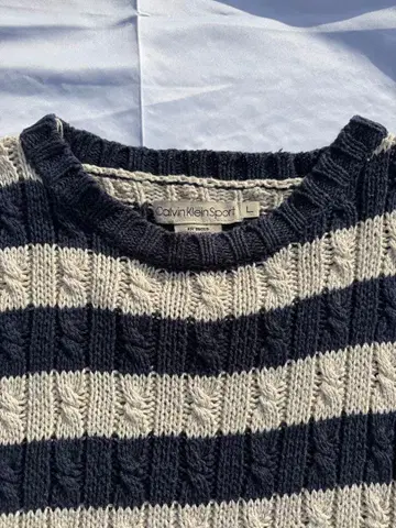 CalvinKleinSport border Knit 캘빈클라인