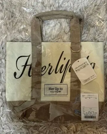 herlipto 토트 루미네 HLT Mini Tote ivory