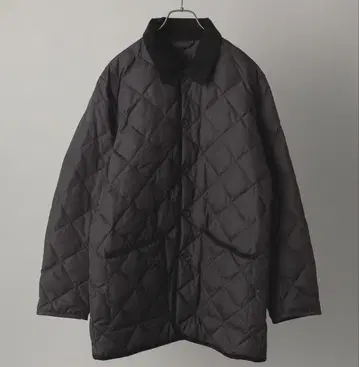 SHIPS 별주 TAION 다운 95% 퀼팅 자켓 블랙