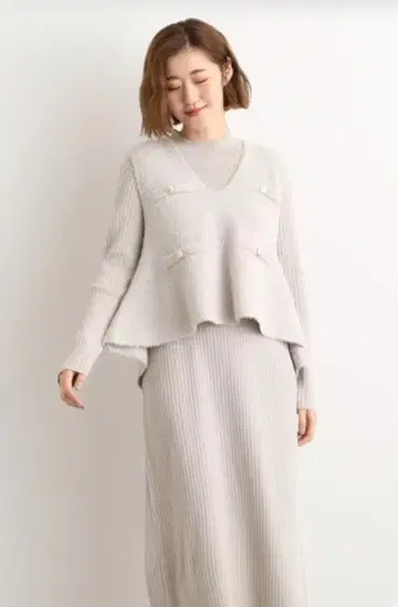 grove 니트 셋업 스커트 셋업